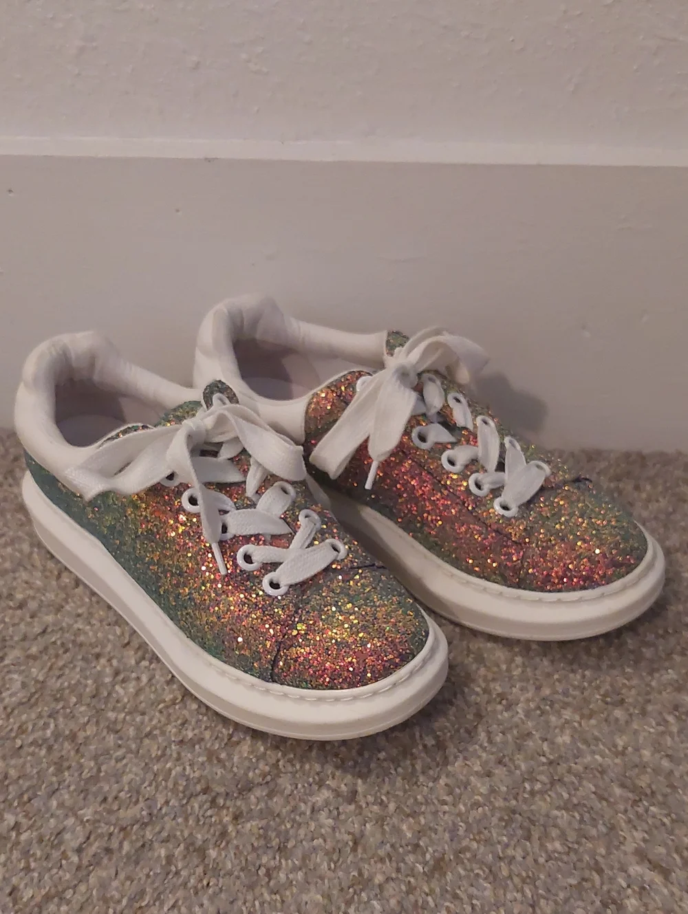 Steve Madden Glitter Sneakers